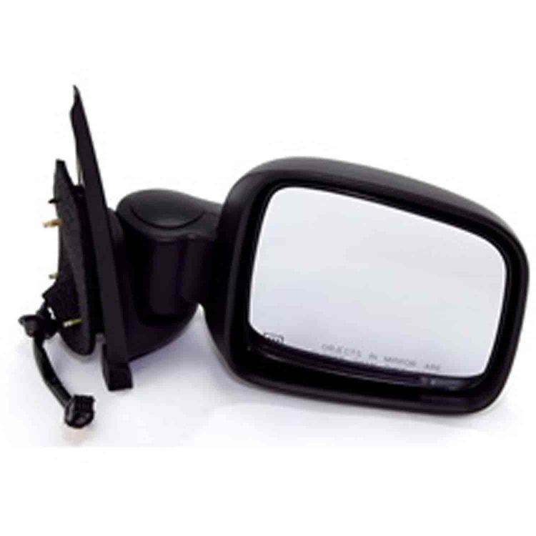 This black folding power door mirror from Omix-ADA is heated and fits the right door on 02-07 Jeep Liberty KJ.