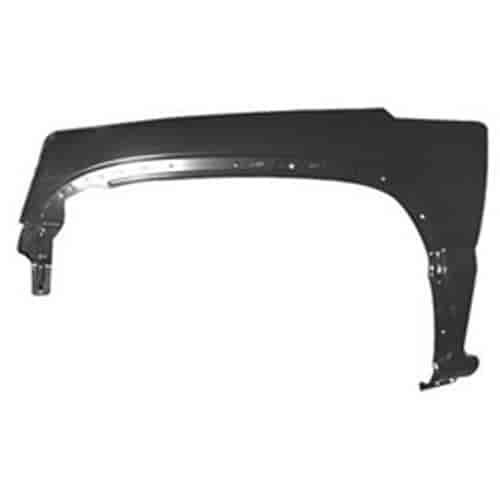 Stock replacement left front fender from Omix-ADA, Fits 05-07 Jeep Liberty KJ