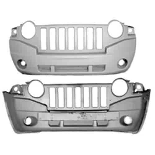 Stock replacement front bumper cover from Omix-ADA, Fits 07-10 Jeep Compass MK Will not fit