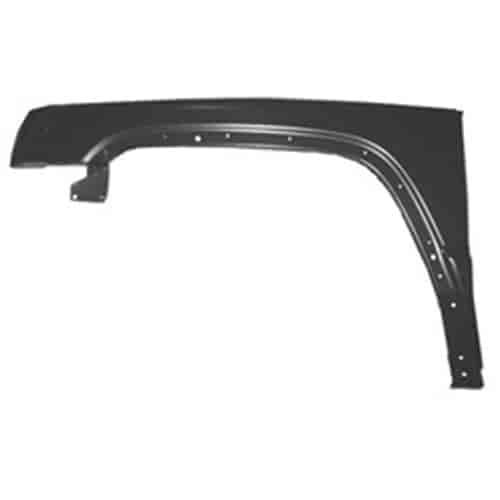 Stock replacement left front fender from Omix-ADA, Fits 06-10 Jeep Commander XK