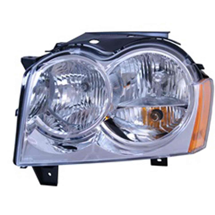 Replacement headlight assembly from Omix-ADA, Fits left side on 05-07 Jeep Grand Cherokee WK