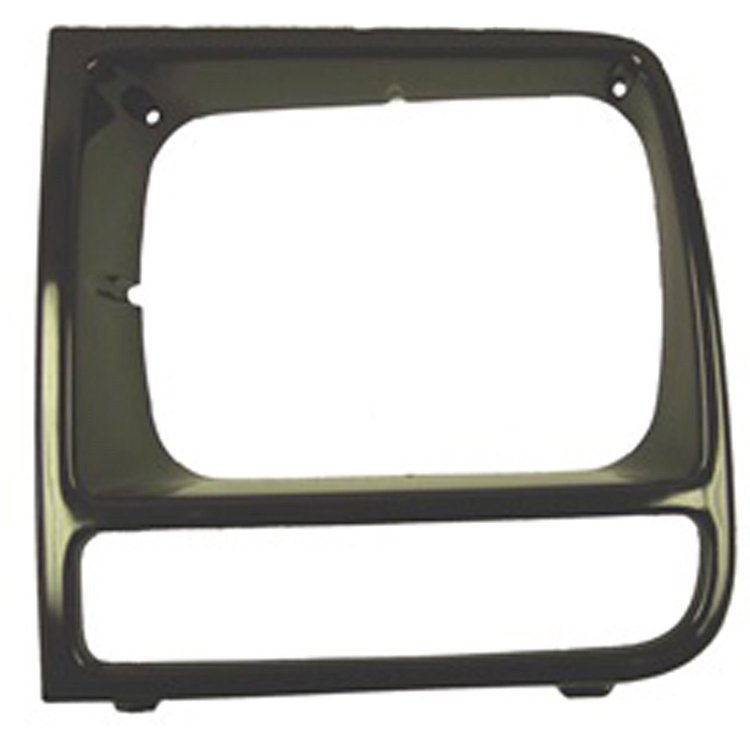 This paintable headlight bezel from Omix-ADA fits the left side on 97-01 Jeep Cherokee XJ.