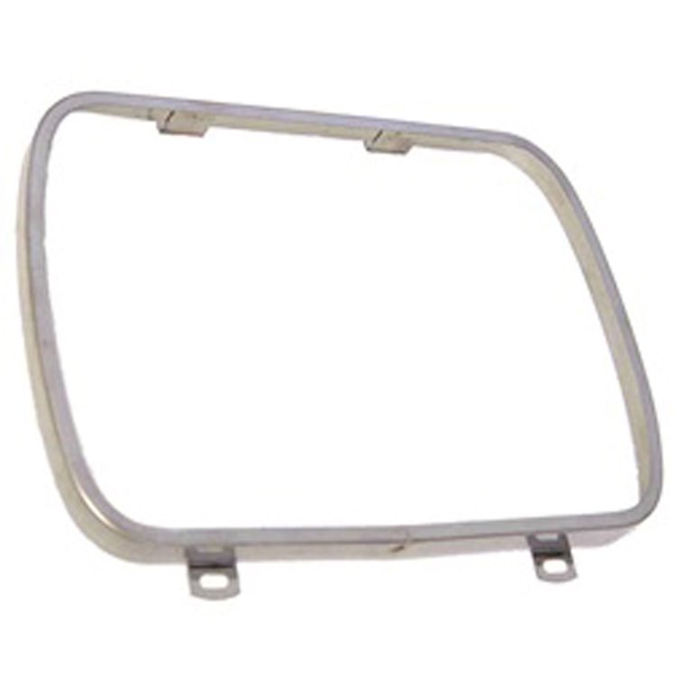 Stock replacement headlight retaining ring from Omix-ADA, Fits 84-01 Jeep Cherokee XJ and 87-95 Wrangler YJ