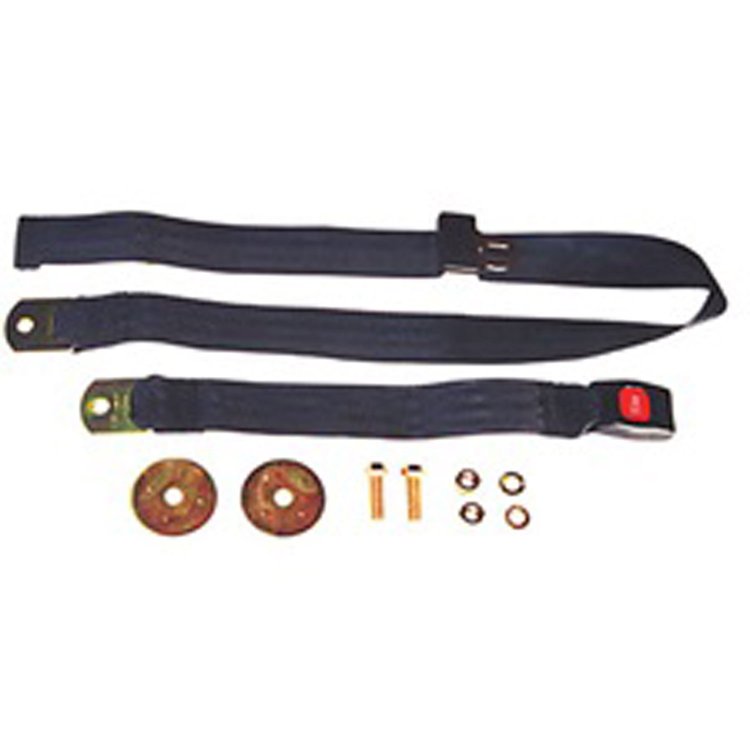 Seat Belt, 60 in. Long for 1941 1995 Jeep Models [Black]