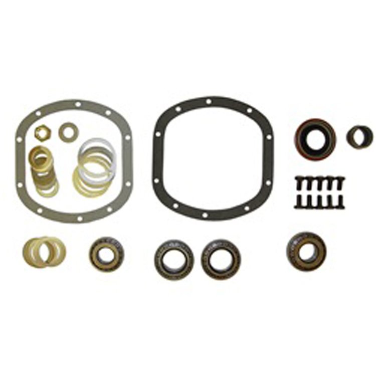 This differential rebuild kit from Omix-ADA fits 92-01 Jeep Cherokee XJ and 97-12 Jeep Wrangler with Dana 30 front axle.
