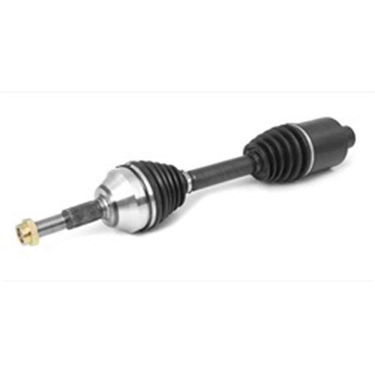 This outer CV axle shaft assembly for Super Dana 30 from Omix-ADA fits the front axles on 02-07 Jeep Liberty KJ . Right side.
