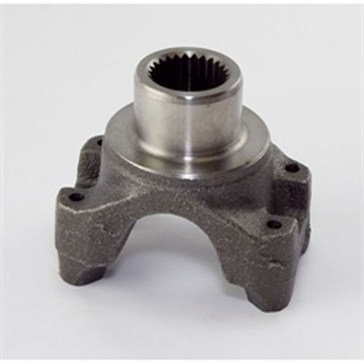 This pinion yoke for Dana 44 rear from Omix-ADA fits 98-06 Jeep Wrangler. It has 26 splines and uses a strap and bolt design.