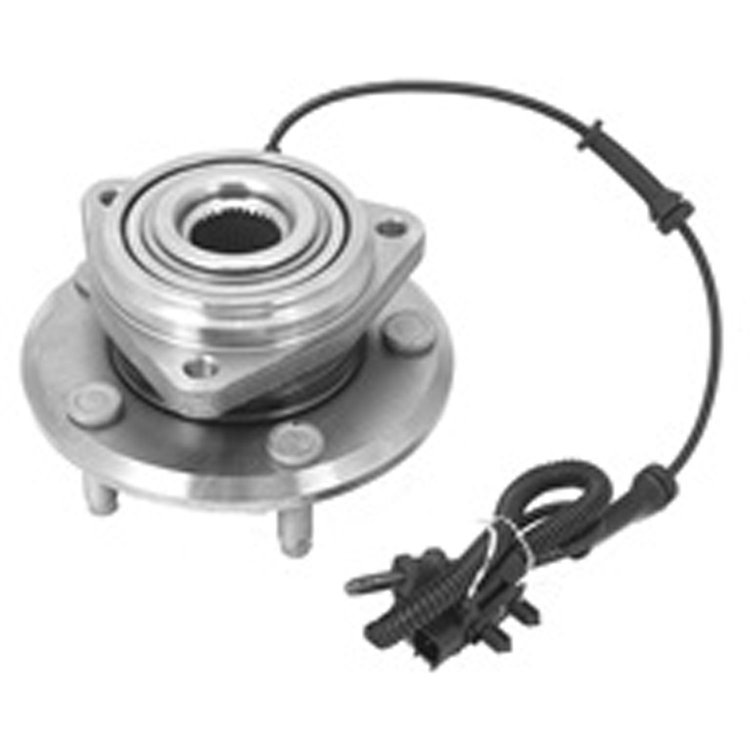 Stock replacement front axle hub and bearing from Omix-ADA, Fits 07-16 Jeep 2-door and 4-door JK Wrangler