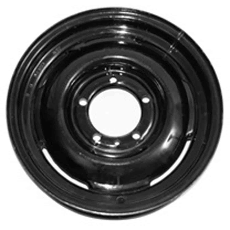 vintage replacement Black steel wheel from Omix-ADA measures 16 inches X 5.75 inches and, Fits 41-71 Willys and Jeep models