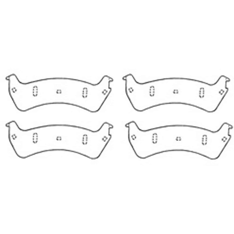 Disc Brake Pads Rear Semi-Metallic Genuine Bendix 1994 Grand Cherokee