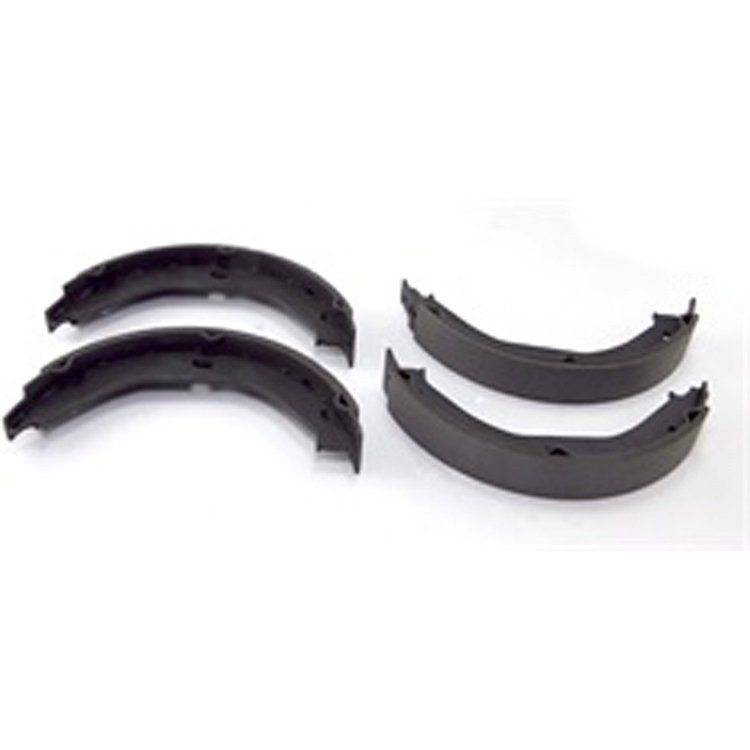 This set of emergency brake shoes from Omix-ADA 07-16 Jeep Wrangler JK and 08-16 KJ Libertys.