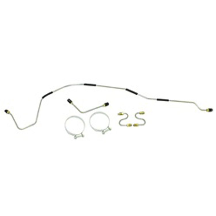 Brake Line Set Front For Model 25 Axle 45-53 CJ2A CJ3A