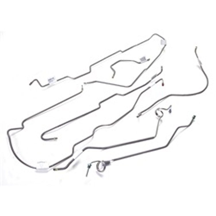 Full Brake Line Set With Drums Steel 1976-1978 CJ5