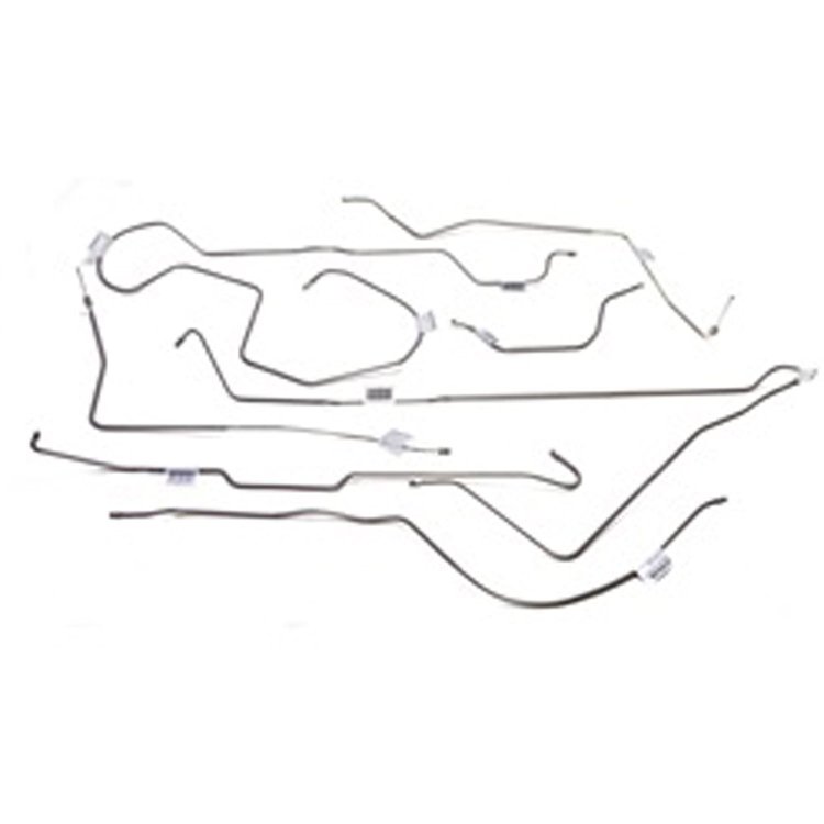 Full Brake Line Set With Power Disc Steel 1981-1983 CJ5