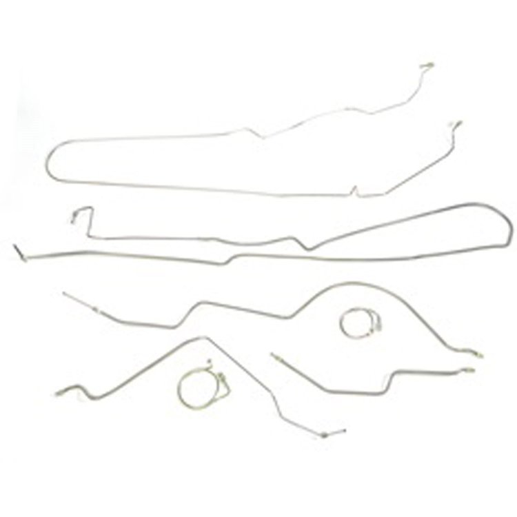 Full Brake Line Set With Disc Steel 1987-1995 Wrangler
