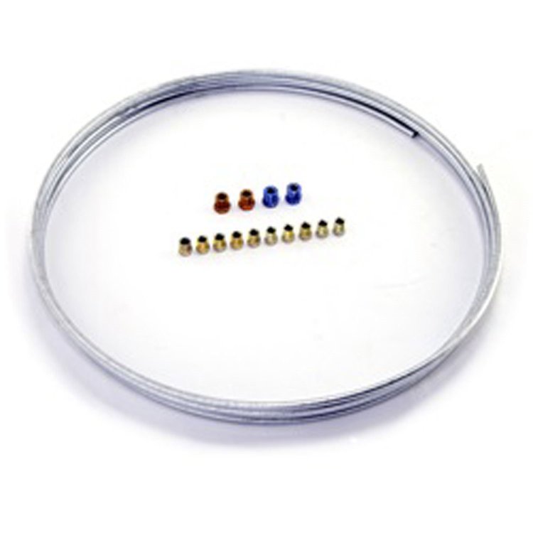 Universal Fuel Line 25 Coil 1/4 inch X .028 inch With 14 Fittings