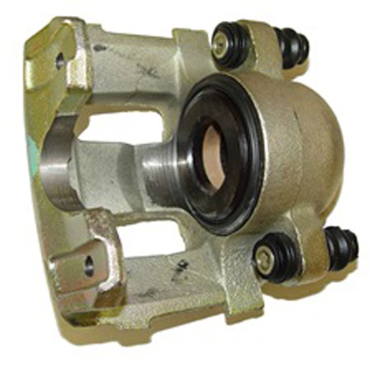 This right front disc brake caliper from Omix-ADA fits 90-06 Jeep Wranglers 90-01 4WD Cherokees and 93-98 Grand Cherokees.