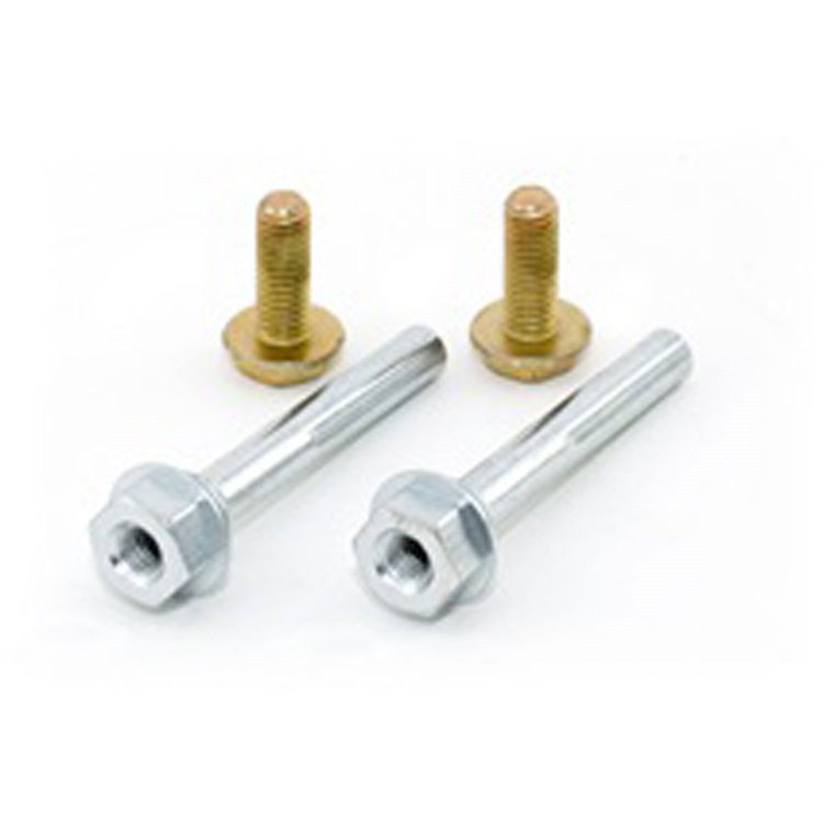 This pair of front disc brake caliper pins from Omix-ADA fit 07-16 Jeep Wranglers and 08-13 Libertys.