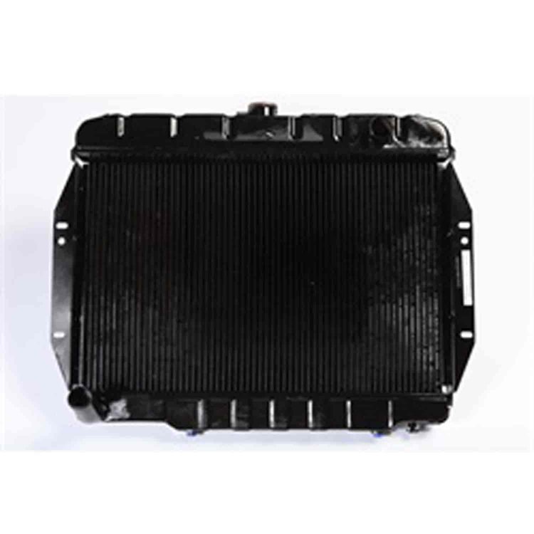 This left hand offset fill cap 2 row radiator from Omix-ADA fits 4.2L/5.0L Engine with MT or AT 81-83 CJ5 81-86 CJ7 81-86 CJ8.