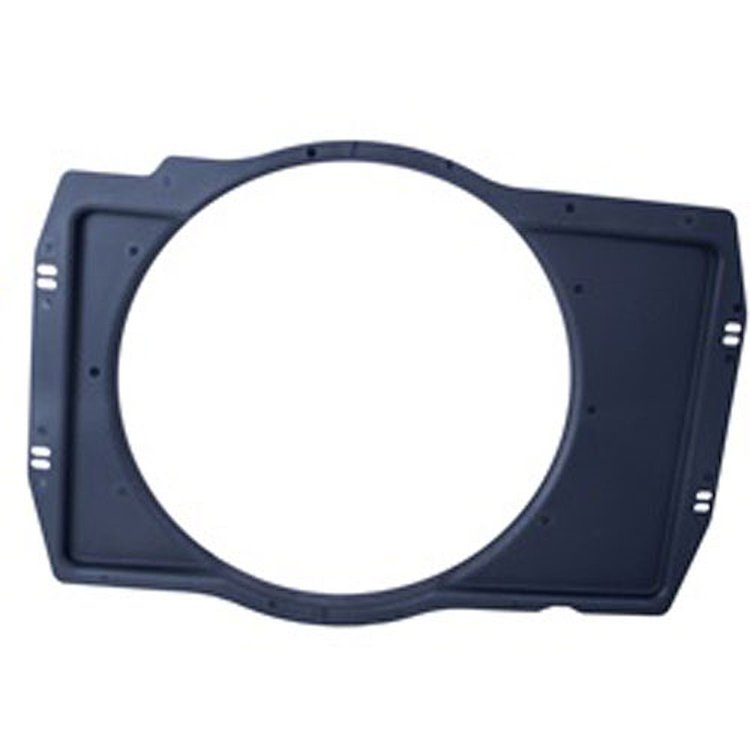 This fan assembly from Omix-ADA fits 07-11 Jeep Wranglers with a 3.8L engine and manual transmission