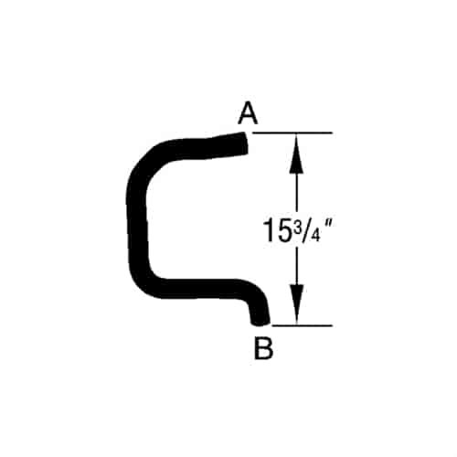 RADIATOR HOSE LOWER 3.0 89 S-BODY CARAVAN GRAND CARAVAN VOYAGER GRAND VOYAGER TOWN and COUNTRY