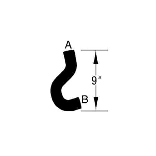 OUTLET HOSE CHRYSLER NS 3.3L and 3.8L 96-00 TOWN and COUNTRY CARAVAN GRAND CARAVAN VOYAGER GRAND VOYAGER