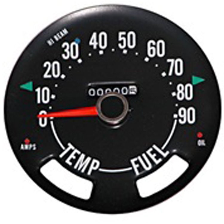 Speedometer Gauge 0-90 MPH 1955-1979 CJ5 1955-1979 CJ6 1959-1967 CJ3B 1976-1979 CJ7