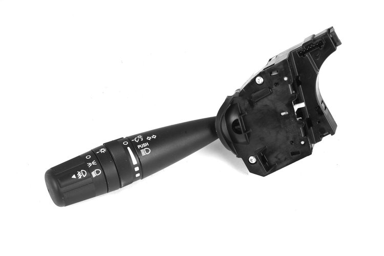 This multi-function switch from Omix-ADA fits 07-16 Jeep Wranglers with fog lights.