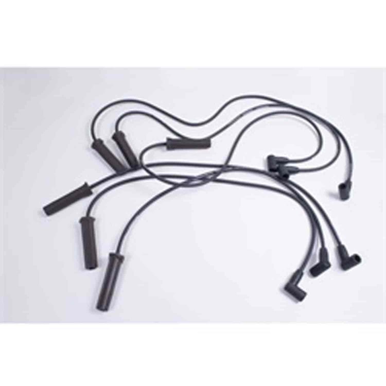 This ignition wire set from Omix-ADA fits the 2.4L engine found in 02-05 Jeep Libertys and 03-06 Wranglers.