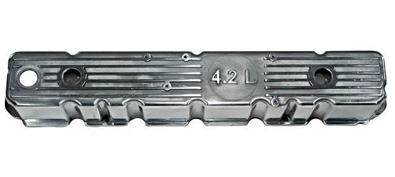 Polished Valve Cover fits 1981-86 Jeep CJ5/CJ7 and 1987 Jeep Wrangler YJ
