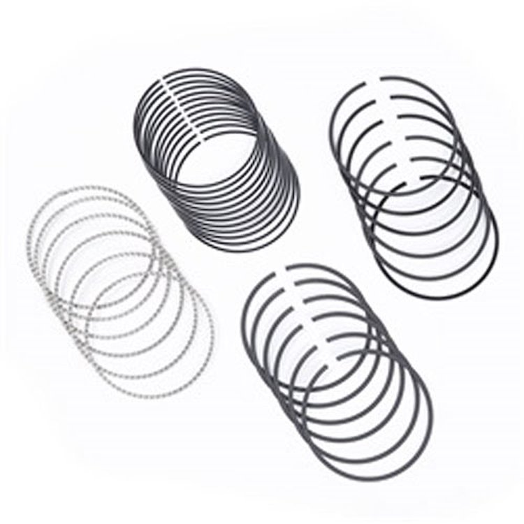 This complete engine piston ring set from Omix-ADA services all 6 cylinders on 3.8L engines found in
