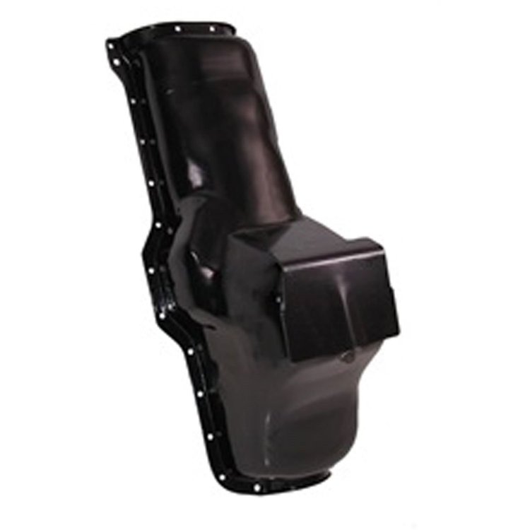 Replacement oil pan from Omix-ADA, Fits 72-79 Jeep 3.8 liter 232 cubic inch engines and 72-90 Je