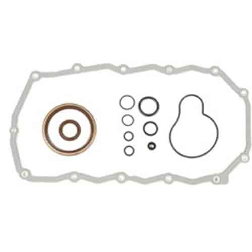 This lower engine gasket set from Omix-ADA fits 2.4L engines found in 02-06 Jeep Libertys and 03-06 Wranglers.