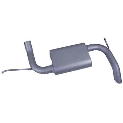 This cat back exhaust system from Rugged Ridge has been engineered for 07-14 Jeep Wrangler with the