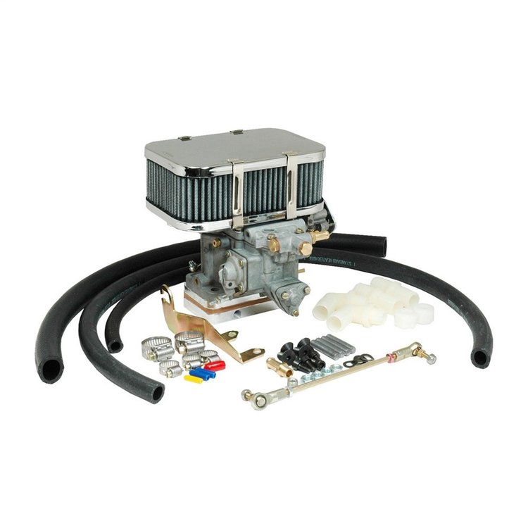 This 32/36 DGEV two barrel Weber carburetor fits 72-83 Jeep CJ-5s 76-86 CJ-7s 81-86 CJ-8s and 87-90