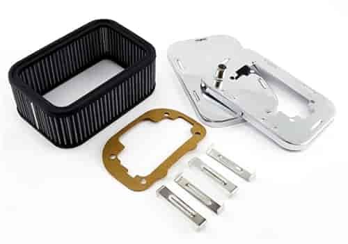 Carburetor Air Filter Adapter Converts 32-36 DGEV Base to 5-1/8 inch Base Fits 17702.01 17702.02 177