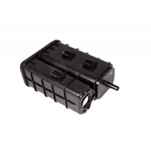 This vapor canister from Omix-ADA fits 07-11 Jeep 4-door Wranglers with a 23 gallon tank.
