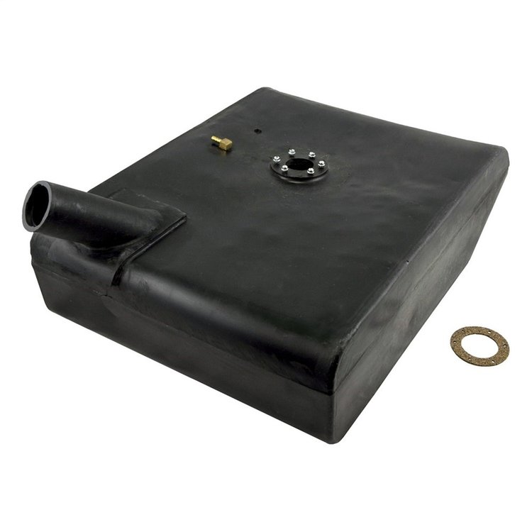 Polyethylene Gas/Fuel Tank 134 CI Auxiliary Mounts Under Passenger Seat 1955-1969 CJ5 1955-1969 CJ6