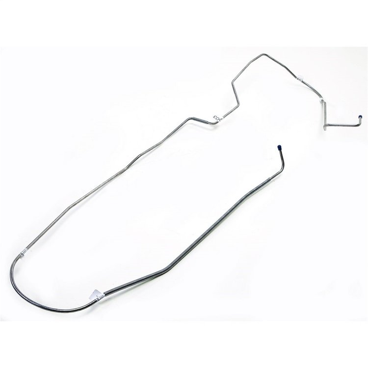 Replacement fuel line from Omix-ADA connects gas tank to fuel pump., Fits 76-81 Jeep CJ7.