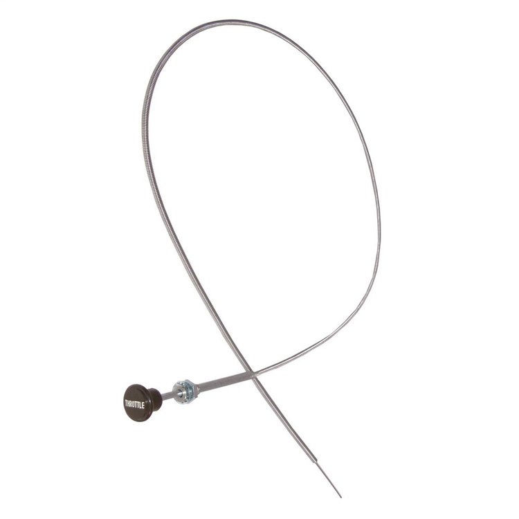 Throttle Cable With Black Knob 41-45 MB 41-45 GPW 45-49 CJ2A 48-53 CJ3A 50-52 M38 52-71 M38A1 53-67 CJ3B 55-66 CJ5 55-66 CJ6