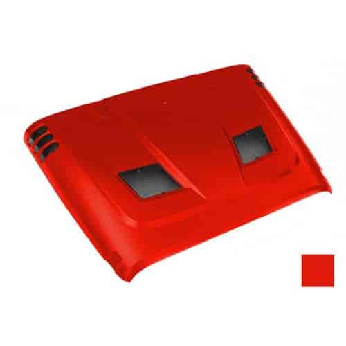 This Performance Vented Hood from Rugged Ridge is painted with the PKT paint code. Rock Lobster It fits 07-14 Jeep Wranglers.