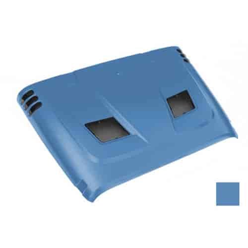 This Performance Vented Hood from Rugged Ridge is painted with the PQD paint code. Surf Blue Pearl It fits 07-14 Jeep Wranglers.