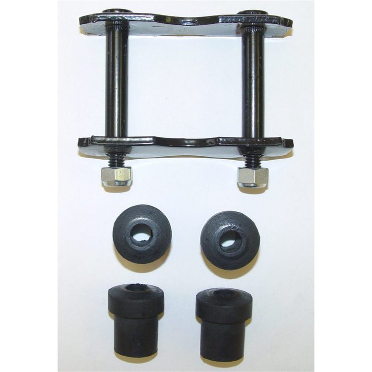 Replacement front leaf spring shackle kit from Omix-ADA, Fits 76-83 Jeep CJ5 76-86 CJ7 and 81-86