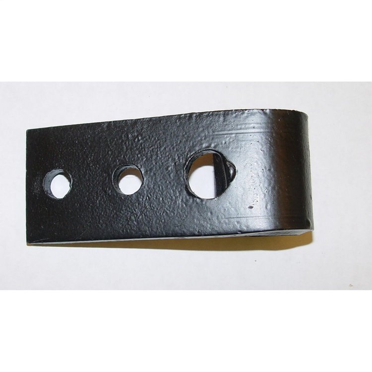 Stock replacement front shackle hanger from Omix-ADA, Fits 76-83 Jeep CJ5 76-86 CJ7 and 81-86 CJ8