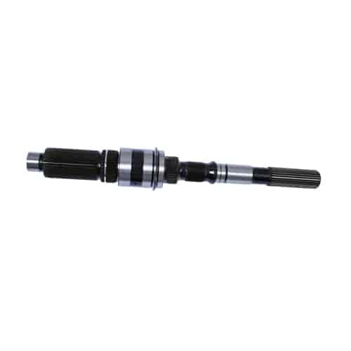 This mainshaft from Omix-ADA fits NP231 transfer cases found in 94-99 Jeep Wrangler and Cherokees as