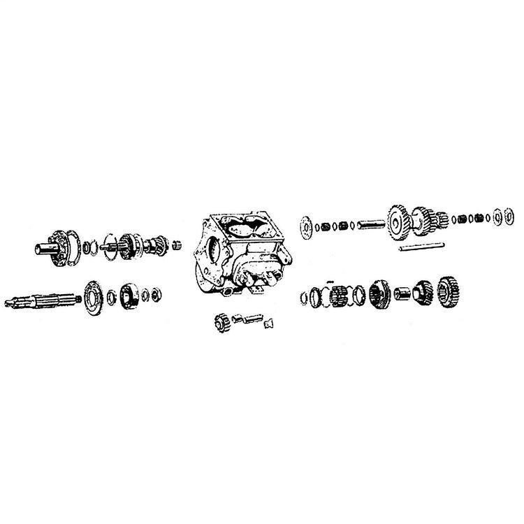 T90 Internal Parts Kit By Omix-ADA