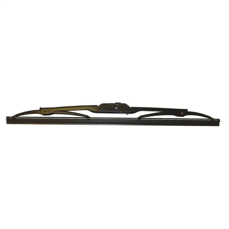 This 13 inch windshield wiper blade from Omix-ADA fits 87-06 Jeep Wrangler.