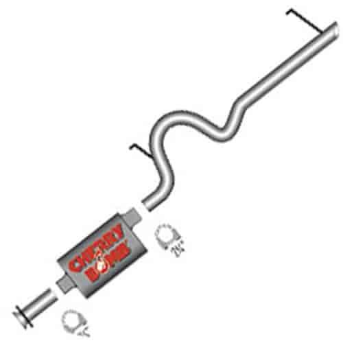 Vortex Exhaust Kit 2000-2006 Jeep Wrangler TJ By Rugged Ridge