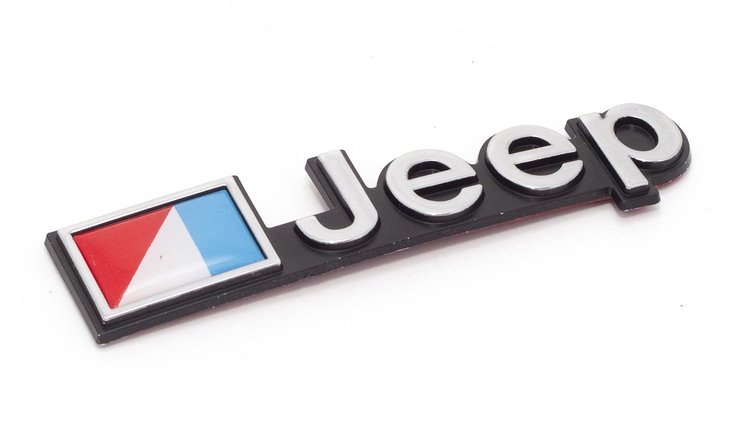 This officially licensed AMC Jeep emblem from MOPAR is for 76-83 Jeep CJ5 76-86 CJ7 and 81-86 CJ8.