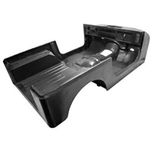 This reproduction steel body tub from Omix-ADA fits 87-95 Jeep Wrangler. Tub only